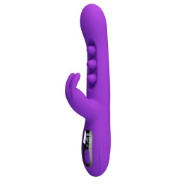 Sabien Rabbit Vibrator mit Klopfstimulation und Lila Led von High Tech