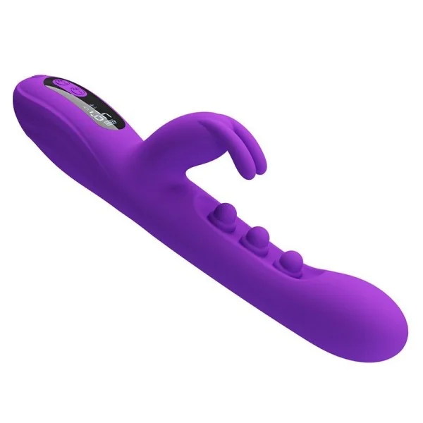 Sabien Rabbit Vibrator mit Klopfstimulation und Lila Led von High Tech
