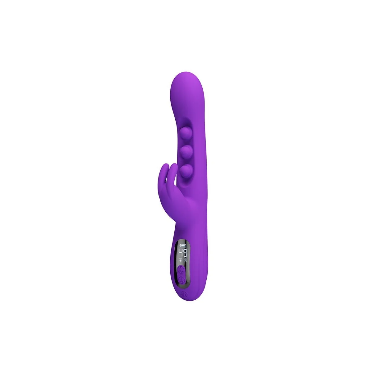 Sabien Rabbit Vibrator mit Klopfstimulation und Lila Led von High Tech