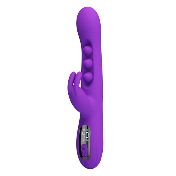 Sabien Rabbit Vibrator mit Klopfstimulation und Lila Led von High Tech