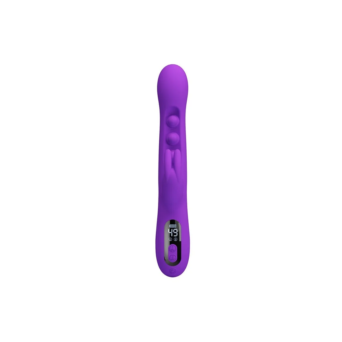 Sabien Rabbit Vibrator mit Klopfstimulation und Lila Led von High Tech