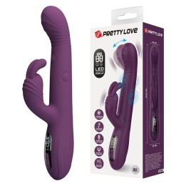 Dee Multifunktions-Hasenvibrator mit Oszillierender und Perkussiver Funktion, Lila von High Tech