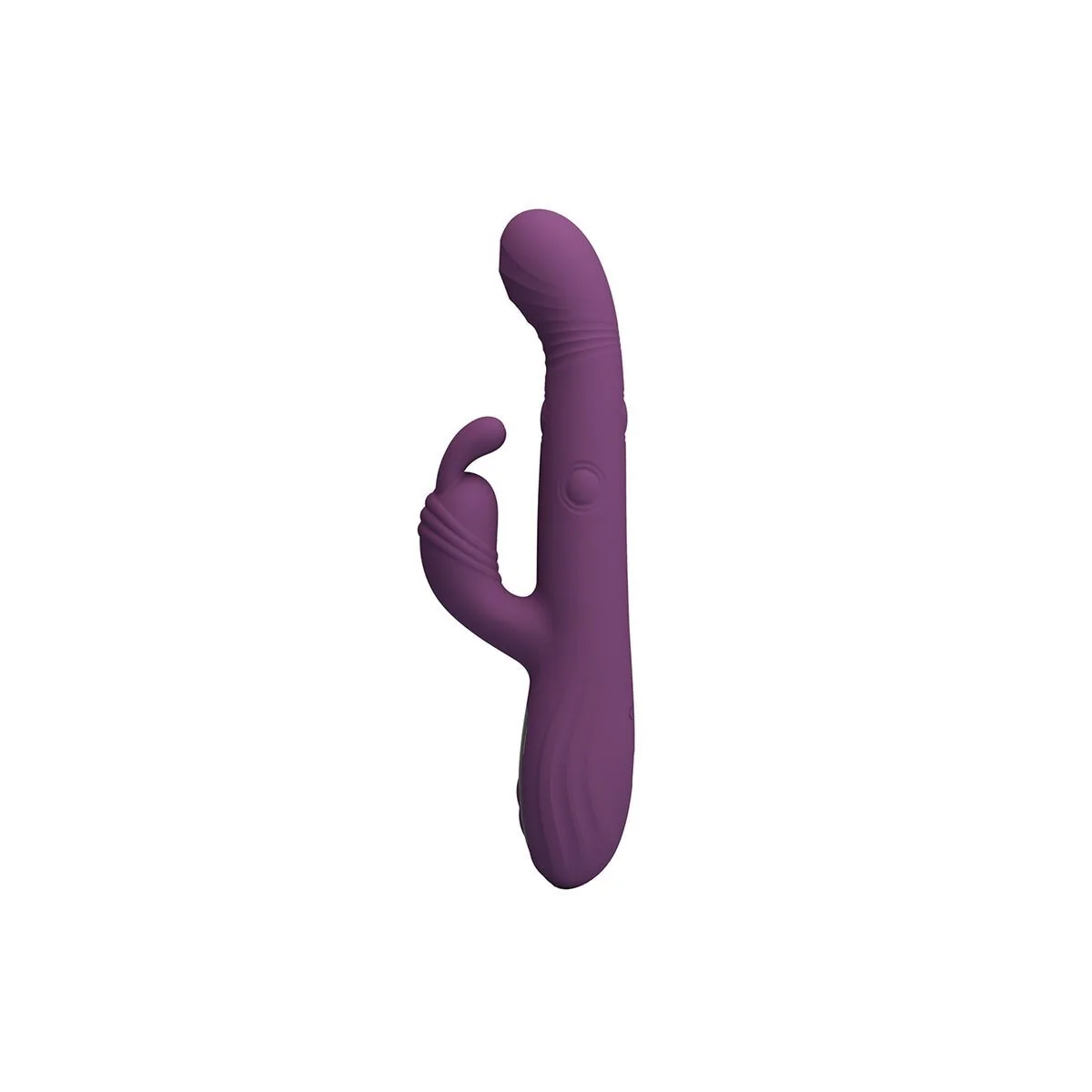 Dee Multifunktions-Hasenvibrator mit Oszillierender und Perkussiver Funktion, Lila von High Tech