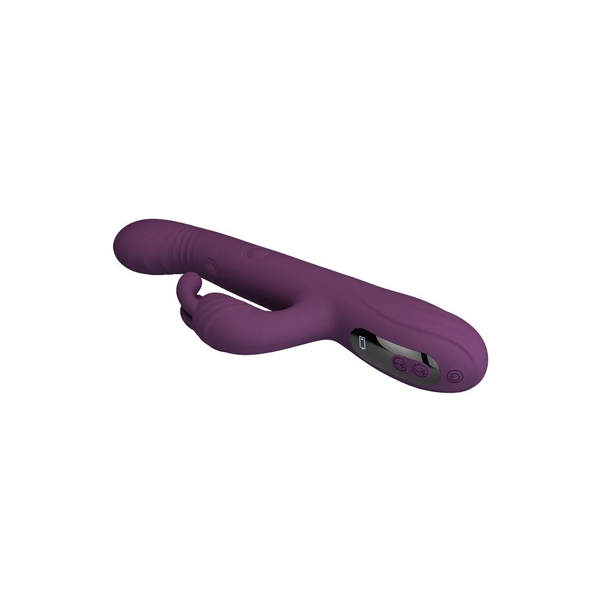 Dee Multifunktions-Hasenvibrator mit Oszillierender und Perkussiver Funktion, Lila von High Tech