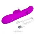 Yalanda Hase Oszillierender Vibrator mit Led-Anzeige, Lila von High Tech
