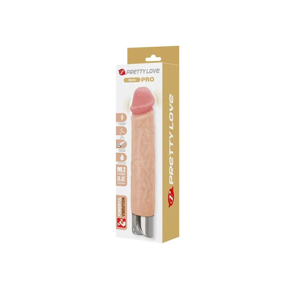 Osric Pro Flexibler Realistischer Vibrator von Fun Toys