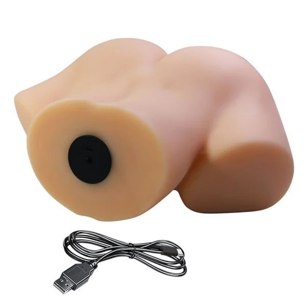 Vivian Doppelter Vaginal- und Analvibrationsmasturbator Flesh von Crazy Bull
