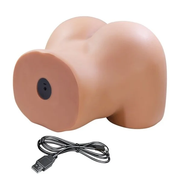 Julia Xxl Doppelter Vaginal- und Analvibrationsmasturbator Flesh von Crazy Bull