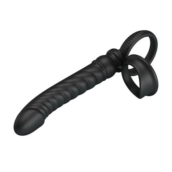 Merritt Analvibrator mit Ring und Vibrationsfunktion, Schwarz von For Him