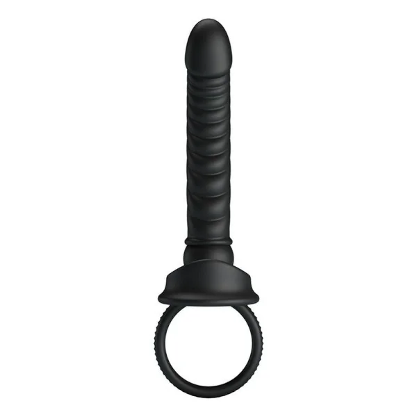 Merritt Analvibrator mit Ring und Vibrationsfunktion, Schwarz von For Him