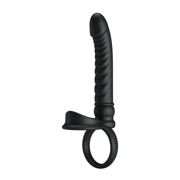 Merritt Analvibrator mit Ring und Vibrationsfunktion, Schwarz von For Him