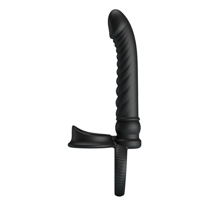 Merritt Analvibrator mit Ring und Vibrationsfunktion, Schwarz von For Him