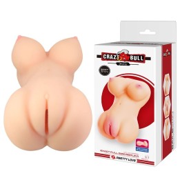 Mette Realistischer Arsch- und Vagina-Masturbator Aus Fleisch von Crazy Bull