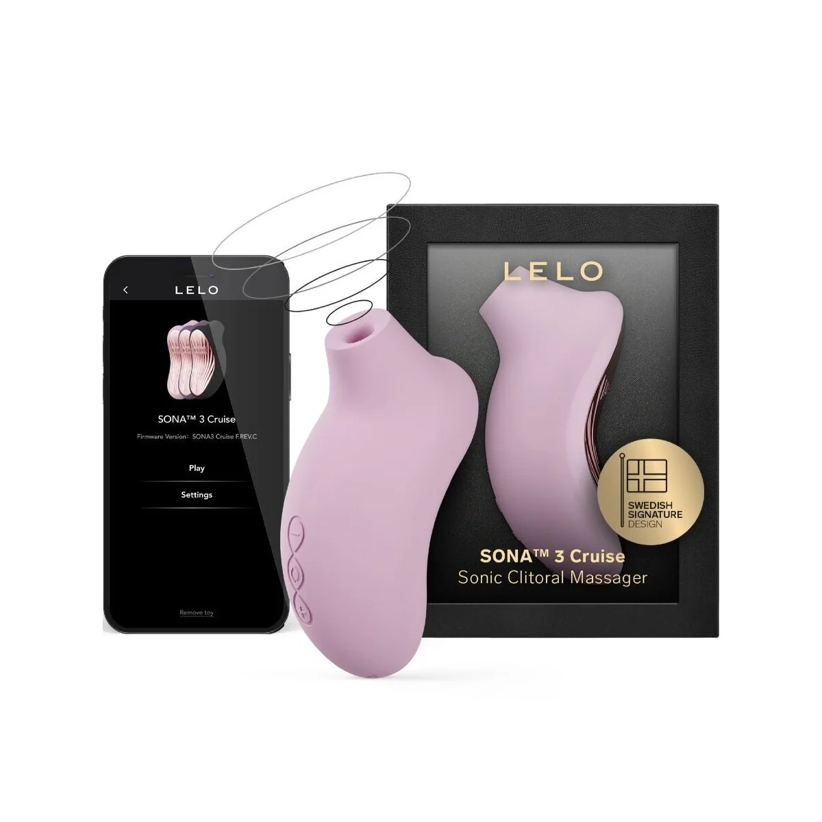 Sona 3 Cruise Sonic Klitoralsager Zartrosa von Lelo | Fesselliebe.de