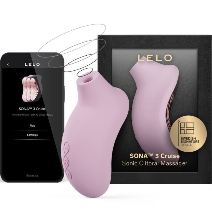 Sona 3 Cruise Sonic Klitoralsager Zartrosa von Lelo | Fesselliebe.de