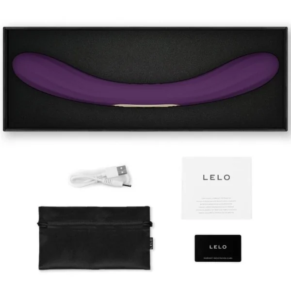 Boomerang Doppelender Vibrator Lila von Lelo