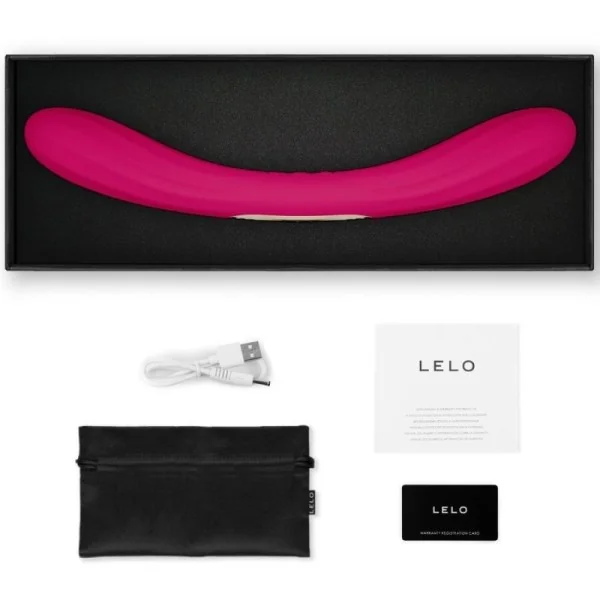 Boomerang Doppelender Vibrator Kirsch von Lelo