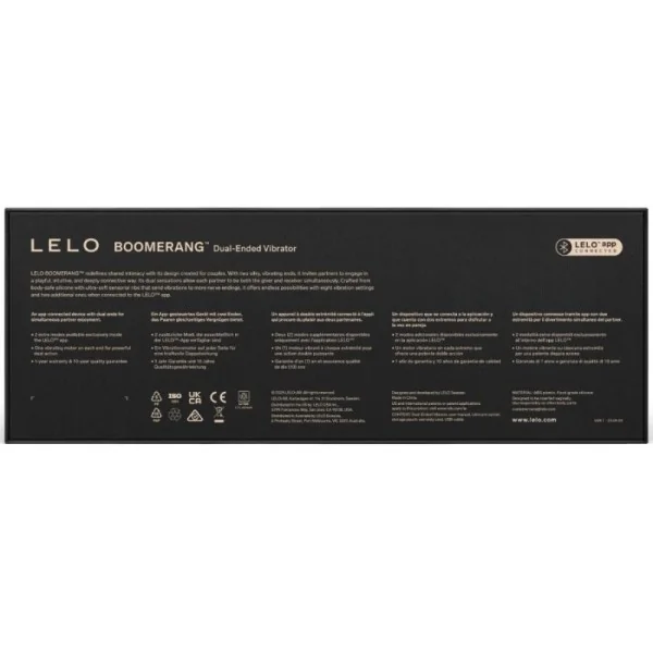 Boomerang Doppelender Vibrator Kirsch von Lelo