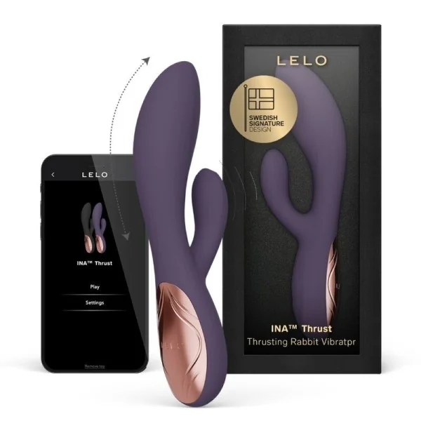 Ina Thrust Rabbit Stossvibrator Lila von Lelo