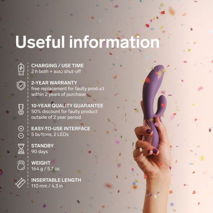 Ina Thrust Rabbit Stossvibrator Lila von Lelo