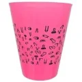 Fuchsia Cup 500 ml mit Schwarzen Penissen von Diablo Picante