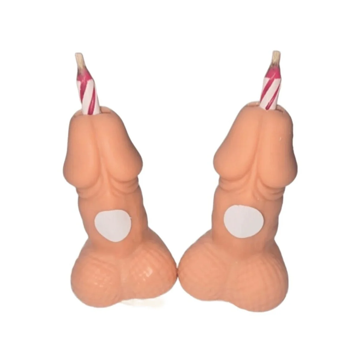 Penis-Geburtstagskerzen mit Zahlen, Hellton, 2 Stück von Diablo Picante
