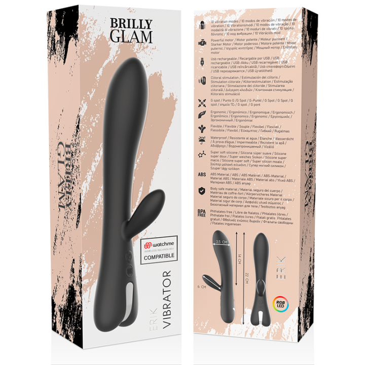 Erik Vibrator Watchme Kompatibel mit Drahtloser Technologie von Brilly Glam | Fesselliebe.de