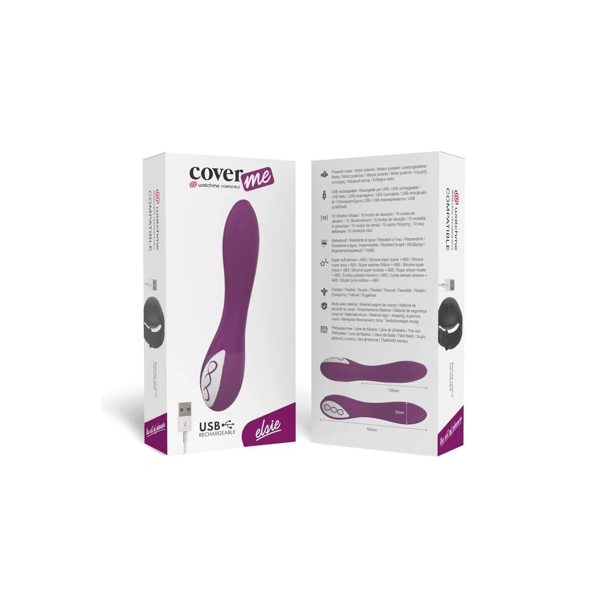 Elsie Kompatibel mit Watchme Wireless Technology von Coverme | Fesselliebe.de