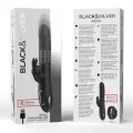 Kenji Rabbit-Vibrator Up & Down + Watchme-Fernbedienung von Black&Silver