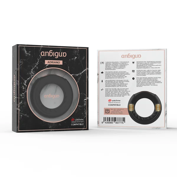 Vibrationsring Adriano, Kompatibel mit der Wireless-Technologie von Watchme von anbiguo | Fesselliebe.de