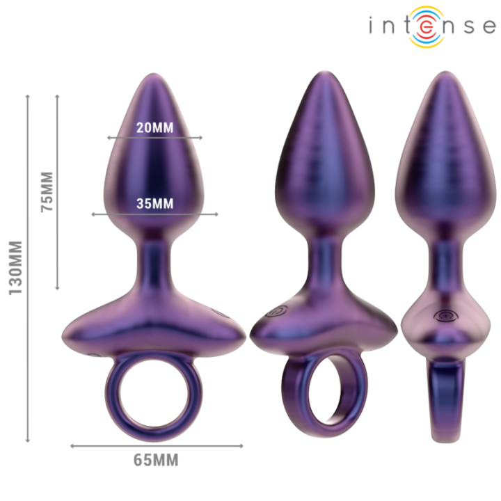 Michael Vibrierender Analstecker Modell 2 mit Fernbedienung von Intense Anal Toys | Fesselliebe.de
