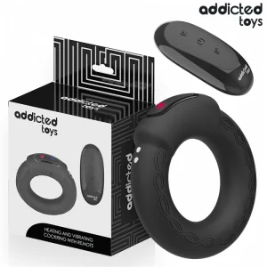 Vibrierender Cockring mit Wärmeeffekt und mit Fernbedienung von Addicted Toys | Fesselliebe.de