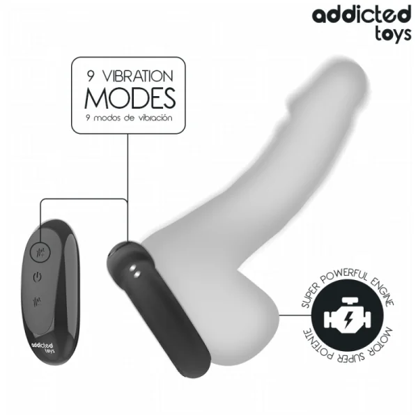 Vibrierender Cockring mit Wärmeeffekt und mit Fernbedienung von Addicted Toys | Fesselliebe.de