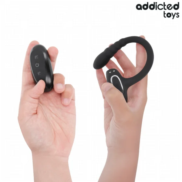 P-Spot Vibrierender Cock Ring mit Fernbedienung von Addicted Toys | Fesselliebe.de