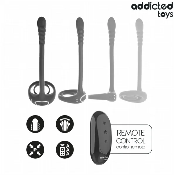 P-Spot Vibrierender Cock Ring mit Fernbedienung von Addicted Toys | Fesselliebe.de