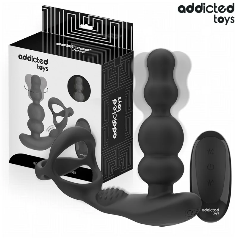 Rotierendes Prostatamassagegerät mit Fernbedienung von Addicted Toys | Fesselliebe.de