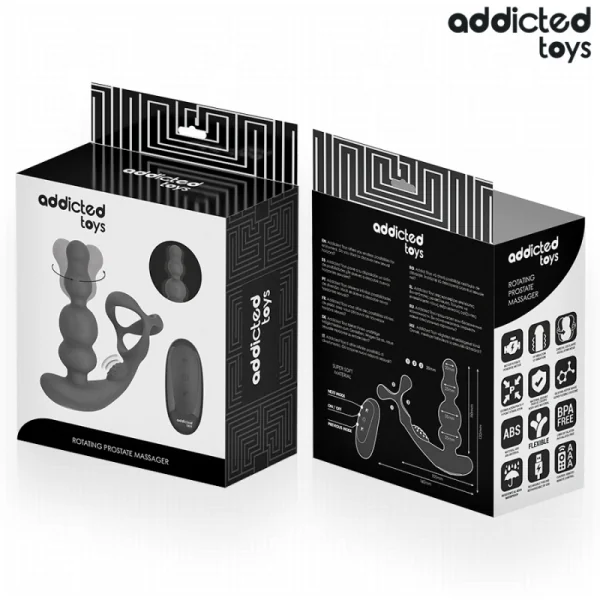 Rotierendes Prostatamassagegerät mit Fernbedienung von Addicted Toys | Fesselliebe.de