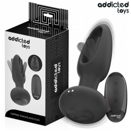 Analplug mit Vibrierender Zunge und mit Fernbedienung von Addicted Toys | Fesselliebe.de