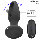 Analplug mit Vibrierender Zunge und mit Fernbedienung von Addicted Toys | Fesselliebe.de