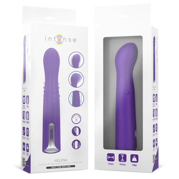 Helena Beads Up & Down Wiggle Vibrator 13,5 cm von Intense Fun | Fesselliebe.de