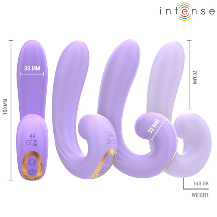 Meryl Doppelvibration Klitorisstimulator von Intense Fun | Fesselliebe.de