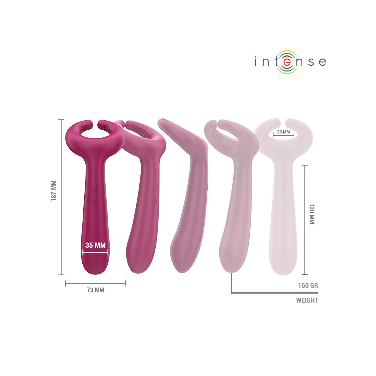 Rowan Inclusive Paarvibrator von Intense Fun | Fesselliebe.de
