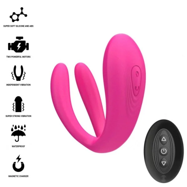 Julia Doppelvibrator-Klemmenstimulator mit Fernbedienung von Intense Couples Toys | Fesselliebe.de
