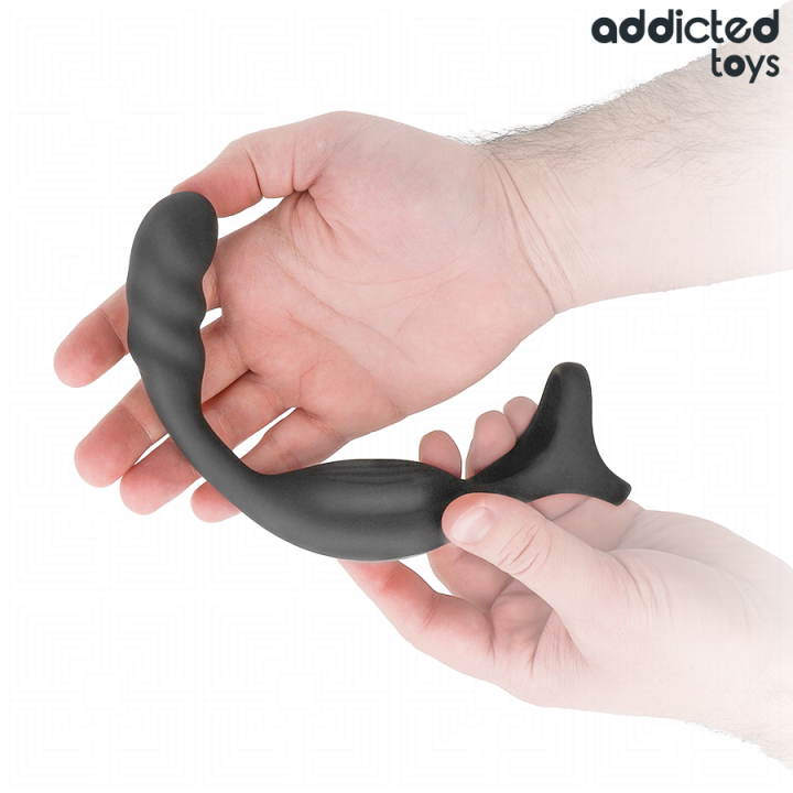 Doppelter Prostatik-Cockring mit Fernbedienung von Addicted Toys | Fesselliebe.de