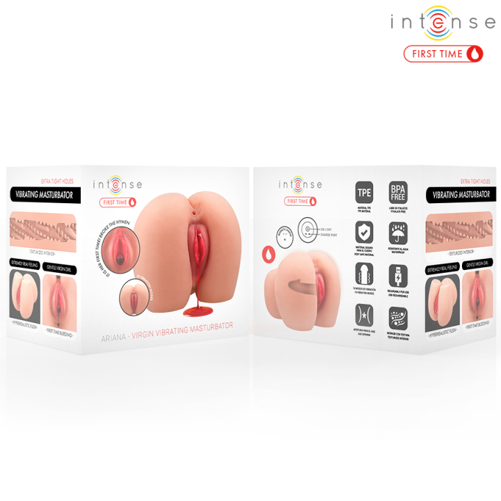 Ariana Virgin Vibrator-Masturbator mit Blutung von Intense First Time | Fesselliebe.de