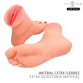 Gabbie Zweiteiliger Fussförmiger Mastaubador von Intense Bodies & Masturbators