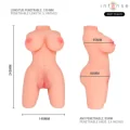Jesse Torso Doppelter Vagina- & Anusammenbauer von Intense Bodies & Masturbators