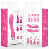 Cher Vibrator mit 20 Muster und Austauschbaren Aufsätzen von Intense Fun | Fesselliebe.de