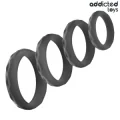 Set mit Strukturiertem Cockring In 4 Grössen von Addicted Toys