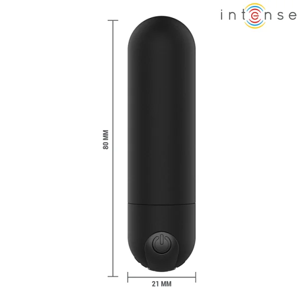 Karen Mini wiederaufladbarer Vibrationskugel Schwarz von Intense Fun | Fesselliebe.de